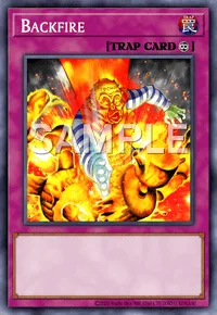 Backfire, Yu-Gi-Oh! card, TRAP