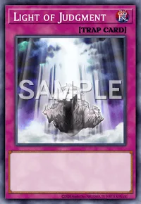 Light of Judgment, Yu-Gi-Oh! card, TRAP