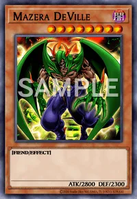 Mazera DeVille, Yu-Gi-Oh! card, DARK