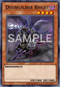 Doomcaliber Knight, Yu-Gi-Oh! card, DARK