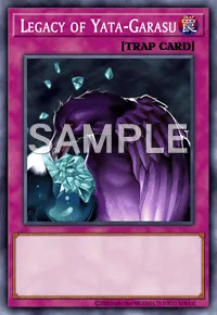 Legacy of Yata-Garasu, Yu-Gi-Oh! card, TRAP