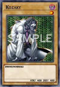 Kozaky, Yu-Gi-Oh! card, DARK