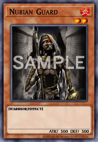 Nubian Guard, Yu-Gi-Oh! card, FIRE