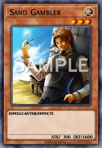 Sand Gambler, Yu-Gi-Oh! card, LIGHT