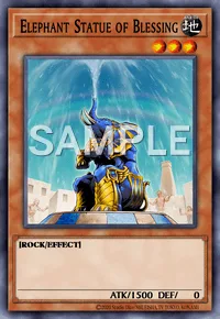 Elephant Statue of Blessing, Yu-Gi-Oh! card, EARTH