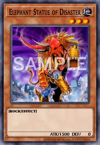 Elephant Statue of Disaster, Yu-Gi-Oh! card, EARTH