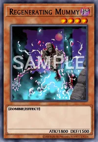 Regenerating Mummy, Yu-Gi-Oh! card, DARK