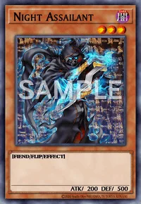 Night Assailant, Yu-Gi-Oh! card, DARK