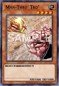 Man-Thro' Tro', Yu-Gi-Oh! card, EARTH