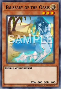 Emissary of the Oasis, Yu-Gi-Oh! card, LIGHT