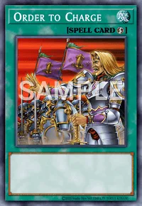 Order to Charge, Yu-Gi-Oh! card, SPELL