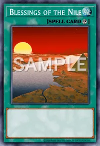 Blessings of the Nile, Yu-Gi-Oh! card, SPELL