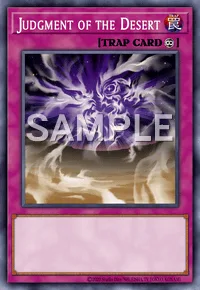 Judgment of the Desert, Yu-Gi-Oh! card, TRAP