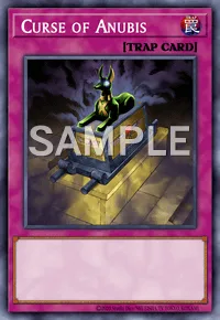 Curse of Anubis, Yu-Gi-Oh! card, TRAP