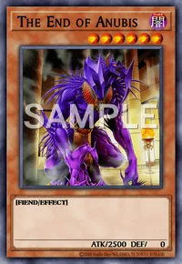 The End of Anubis, Yu-Gi-Oh! card, DARK