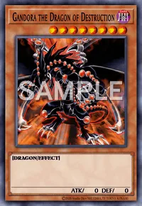 Gandora the Dragon of Destruction, Yu-Gi-Oh! card, DARK