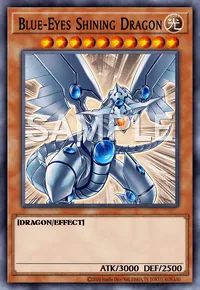 Blue-Eyes Shining Dragon, Yu-Gi-Oh! card, LIGHT