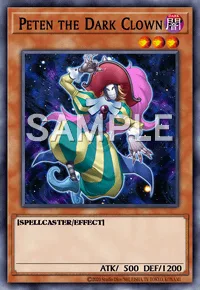 Peten the Dark Clown, Yu-Gi-Oh! card, DARK