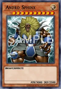 Andro Sphinx, Yu-Gi-Oh! card, LIGHT