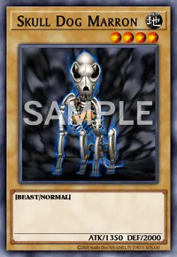 Skull Dog Marron, Yu-Gi-Oh! card, EARTH