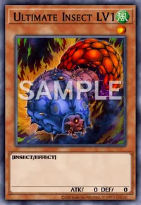 Ultimate Insect LV1, Yu-Gi-Oh! card, WIND