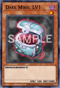 Dark Mimic LV1, Yu-Gi-Oh! card, DARK