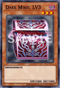 Dark Mimic LV3, Yu-Gi-Oh! card, DARK