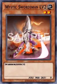 Mystic Swordsman LV2, Yu-Gi-Oh! card, EARTH