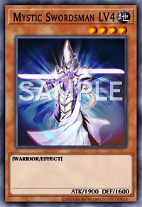 Mystic Swordsman LV4, Yu-Gi-Oh! card, EARTH