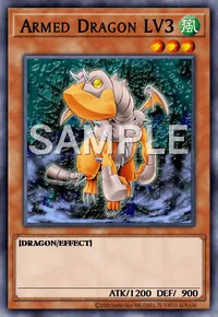 Armed Dragon LV3, Yu-Gi-Oh! card, WIND
