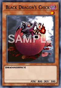 Black Dragon's Chick, Yu-Gi-Oh! card, DARK
