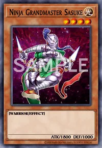 Ninja Grandmaster Sasuke, Yu-Gi-Oh! card, LIGHT