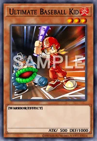 Ultimate Baseball Kid, Yu-Gi-Oh! card, FIRE
