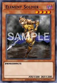 Element Soldier, Yu-Gi-Oh! card, DARK