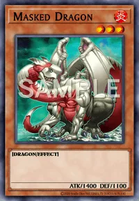 Masked Dragon, Yu-Gi-Oh! card, FIRE