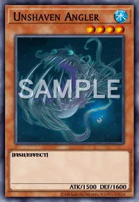 Unshaven Angler, Yu-Gi-Oh! card, WATER