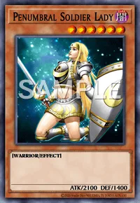Penumbral Soldier Lady, Yu-Gi-Oh! card, DARK