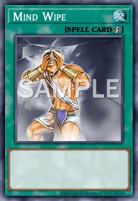 Mind Wipe, Yu-Gi-Oh! card, SPELL