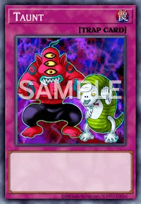 Taunt, Yu-Gi-Oh! card, TRAP