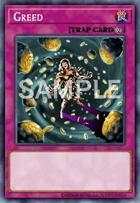 Greed, Yu-Gi-Oh! card, TRAP