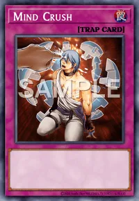 Mind Crush, Yu-Gi-Oh! card, TRAP