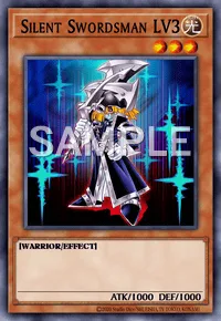Silent Swordsman LV3, Yu-Gi-Oh! card, LIGHT