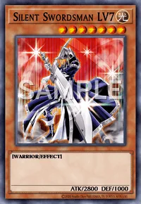Silent Swordsman LV7, Yu-Gi-Oh! card, LIGHT