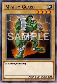 Mighty Guard, Yu-Gi-Oh! card, EARTH