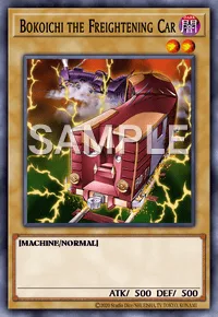 Bokoichi the Freightening Car, Yu-Gi-Oh! card, DARK