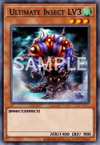 Ultimate Insect LV3, Yu-Gi-Oh! card, WIND