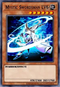 Mystic Swordsman LV6, Yu-Gi-Oh! card, EARTH