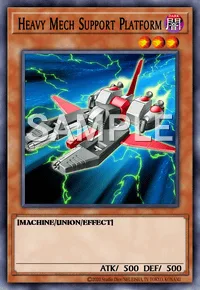 Heavy Mech Support Platform, Yu-Gi-Oh! card, DARK