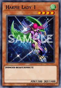 Harpie Lady 1, Yu-Gi-Oh! card, WIND