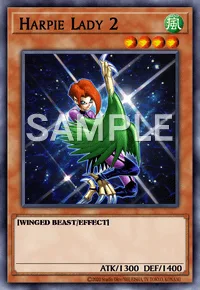 Harpie Lady 2, Yu-Gi-Oh! card, WIND